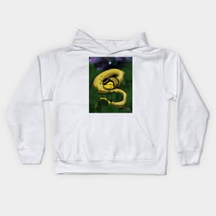 Little Snek in a Sweater Kids Hoodie